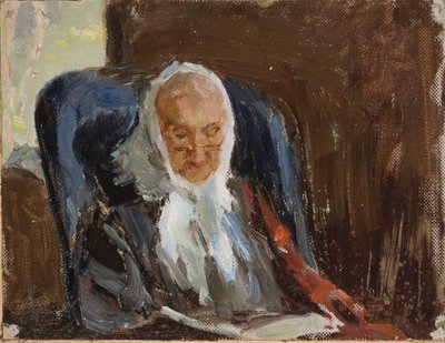 Portrait of Maria Petrovna Rubtsova, Grandmother of Painter Rubtsov by Jan Ciągliński