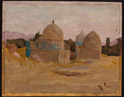Samarkand - Shah-i-Zinda Mosque. From a Journey to Turkestan by Jan Ciągliński