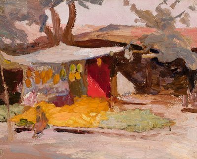 Fruit Market. From Travels to Turkestan by Jan Ciągliński