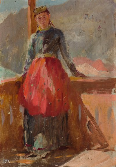 Tatar Woman "Fathne". From a Journey to Crimea by Jan Ciągliński