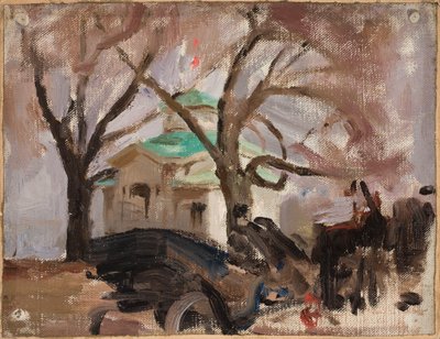 Spring on Yelagin Island in St. Petersburg by Jan Ciągliński