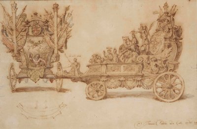 Design for a float by Jan Claudius de Cock