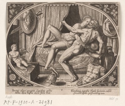 Adultery of Venus and Mars by Jan Collaert (II)