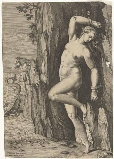 Perseus and Andromeda by Jan Collaert (II)