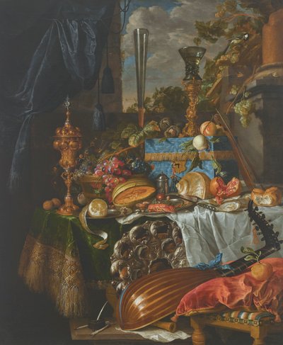 Pronkstilleven by Jan Davidsz. de Heem
