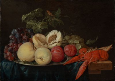 Still Life with Fruit and a Lobster by Jan Davidsz. de Heem