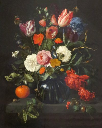 Vase of Flowers by Jan Davidsz. de Heem