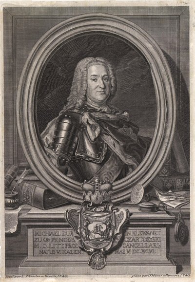 Portrait of Prince Michal Fryderyk Czartoryski by Jan Fryderyk Mylius