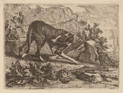 Landscape with Greyhound and Rifle by Jan Fyt