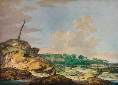 Landscape with Sportsman, and Distant View of Middleburg by Jan Goedart