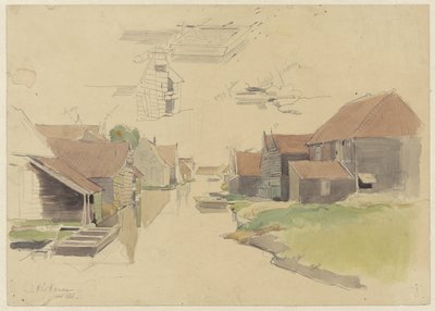 Studies of Houses in the Vinkenbuurt, Amsterdam by Jan H.L. Hanau