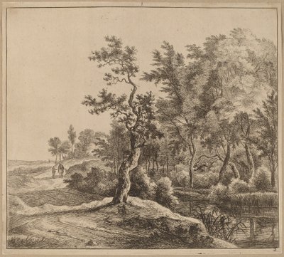 Landscape with a Winding Road by Jan Hackaert
