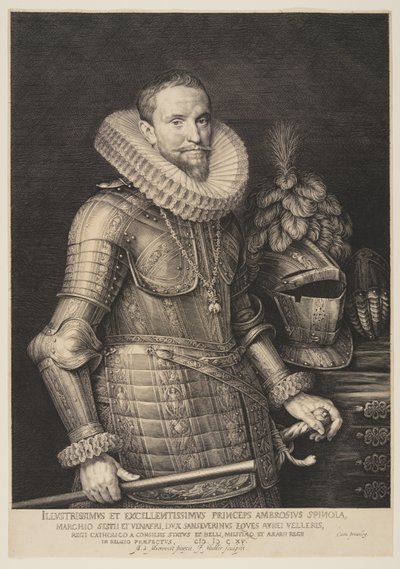Ambrogio Spinola, Commander of the Spanish Armies in the Netherlands by Jan Harmensz. Muller