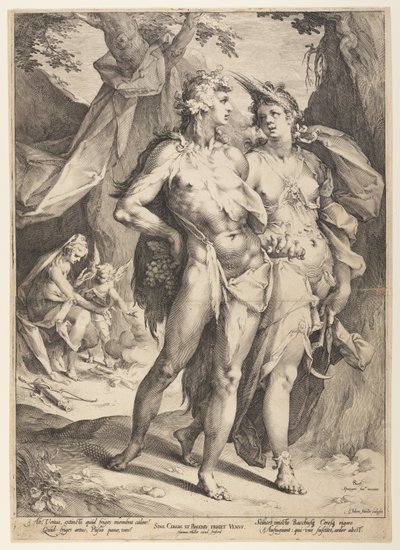 Bacchus and Ceres Leaving Venus by Jan Harmensz. Muller
