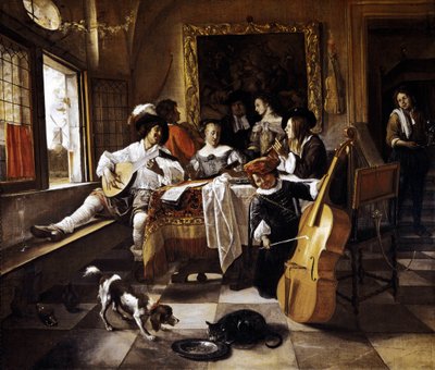 Family Concert by Jan Havicksz. Steen