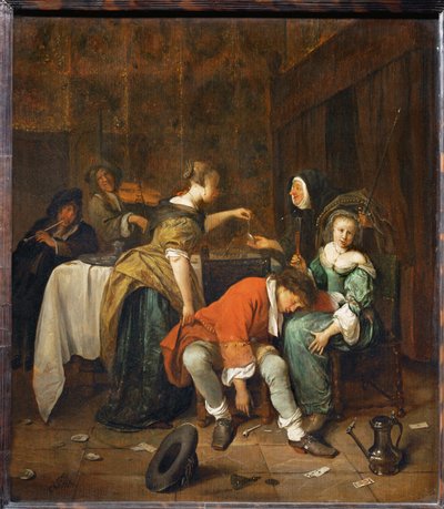 Wicked company by Jan Havicksz. Steen