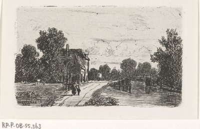 Landscape with a Bridge over a Canal by Jan Heppener