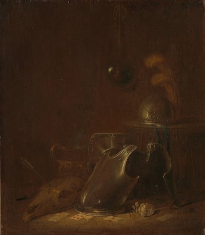 Still Life with Implements of War by Jan Jansz Buesem (attributed to)