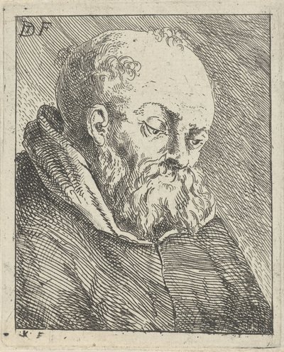 Portrait of a Monk by Jan Lauwryn Krafft (I)