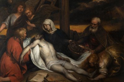 Lamentation over Christ by Jan Lievens