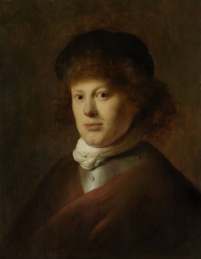 Portrait of Rembrandt van Rijn by Jan Lievens