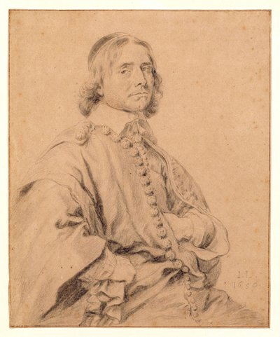 Portrait, Allegedly of Johannes Wtenbogaert by Jan Lievens