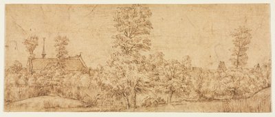 Trees before a Village by Jan Lievens