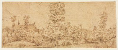 Trees before a Village by Jan Lievens