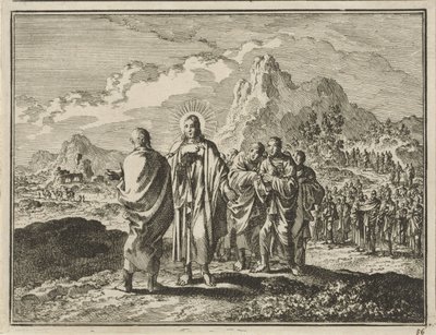 Christ Punishes Peter by Jan Luyken