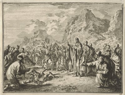 Christ Healing a Possessed Child by Jan Luyken