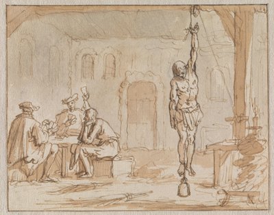Geleyn the Shoemaker Is Tortured in Breda in 1572 by Jan Luyken
