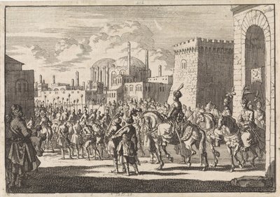 Entry of Sultan Mustafa II into Constantinople, 1695 by Jan Luyken