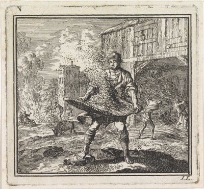 Man Separates the Wheat from the Chaff by Jan Luyken