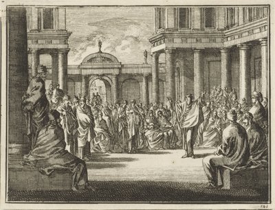 Paul before the Members of the Areopagus in Athens by Jan Luyken