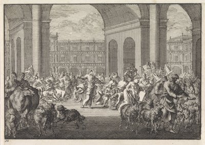 Expulsion of the Money Changers from the Temple by Jan Luyken