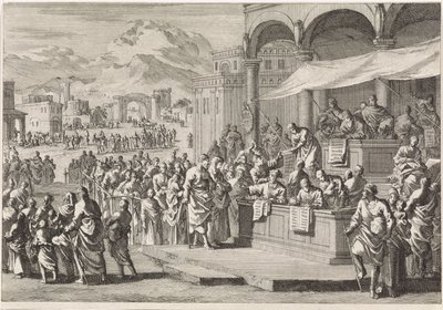 Census at Bethlehem by Jan Luyken