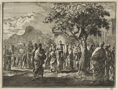 Zacchaeus in the Fig Tree by Jan Luyken