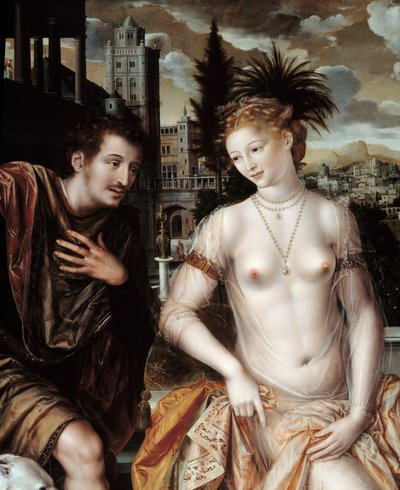 David and Bathsheba by Jan Massys or Metsys