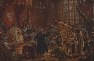 The Shuysky Tsars at the Warsaw Sejm by Jan Matejko