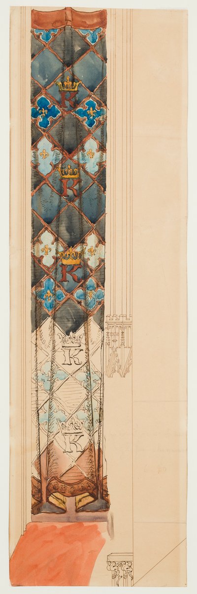Cartoon for the Polychrome of St. Mary
