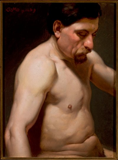 Male Half-figure by Jan Matejko