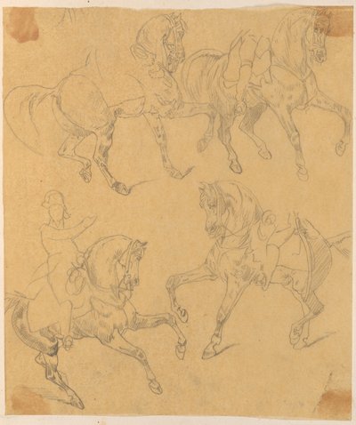 Treasury. Four Horses and a Rider. by Jan Matejko