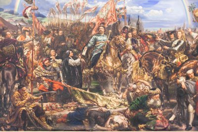 Sobieski sending message of victory to the Pope after the Battle of Vienna by Jan Matejko