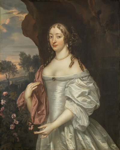 Portrait of Jacoba van Orliens by Jan Mytens or Mijtens