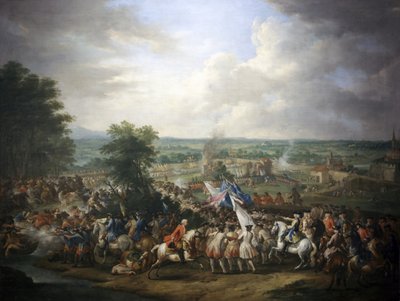 The Battle of Guastalla (2) by Jan Peeter Verdussen