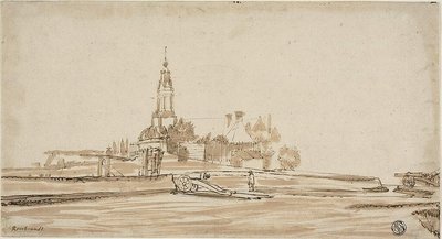 Haarlem Gate at Amsterdam by Jan Ruischer