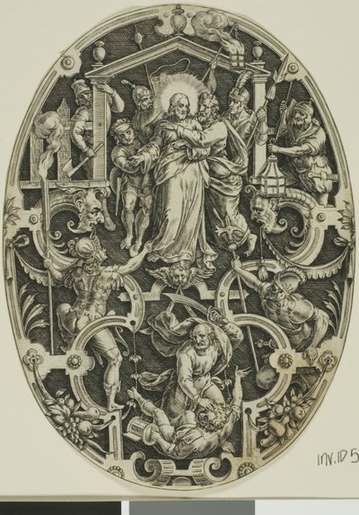 Betrayal of Christ, from Passion of Christ by Jan Sadeler I