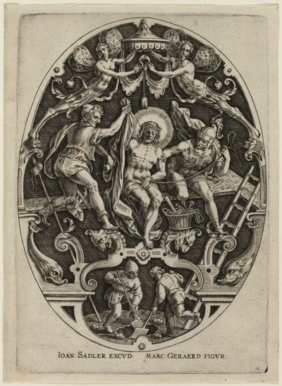 Christ Disrobed by the Soldiers, from Passion of Christ by Jan Sadeler I