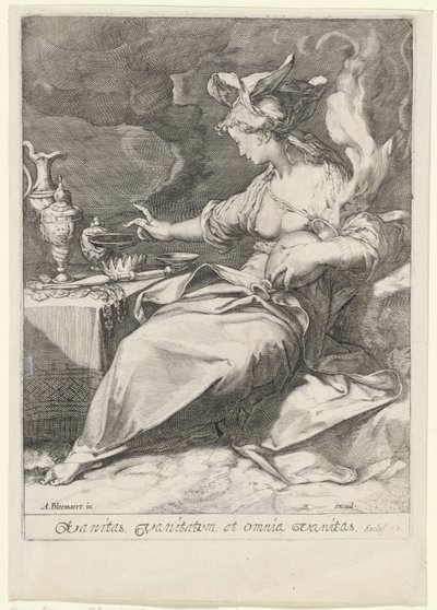Allegory of Transience (Vanitas) (Vanitas, vanitatum et omnia vanitas) by Jan Saenredam