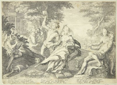 The Foolish Virgins Feast by Jan Saenredam